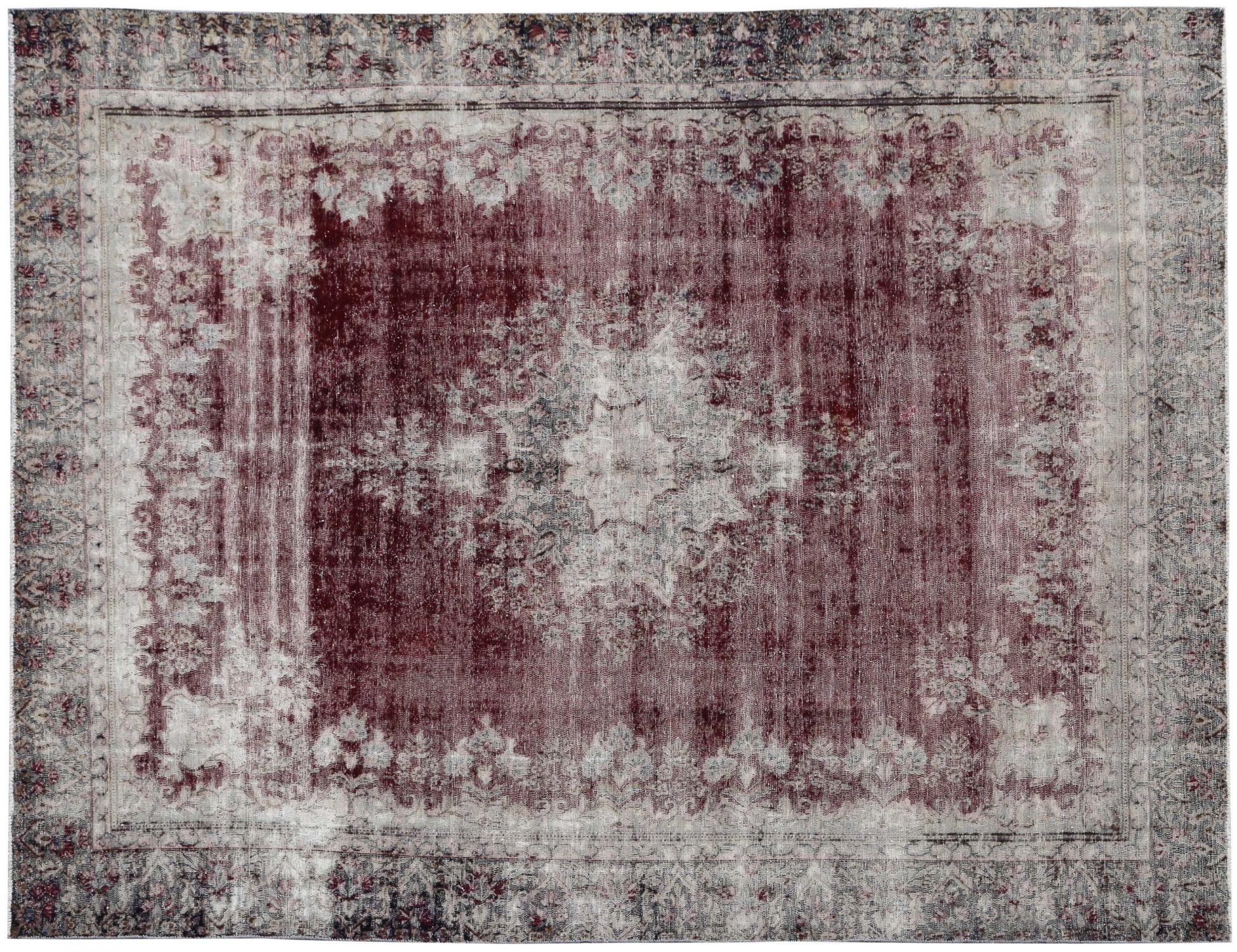 Retro Teppich  rot <br/>363 x 272 cm
