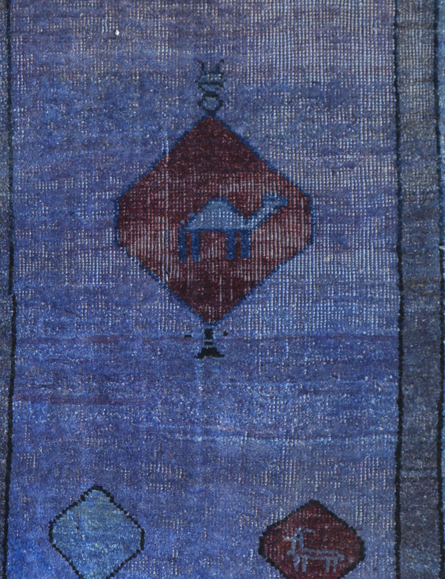 Tappeto Vintage  blu <br/>100 x 66 cm