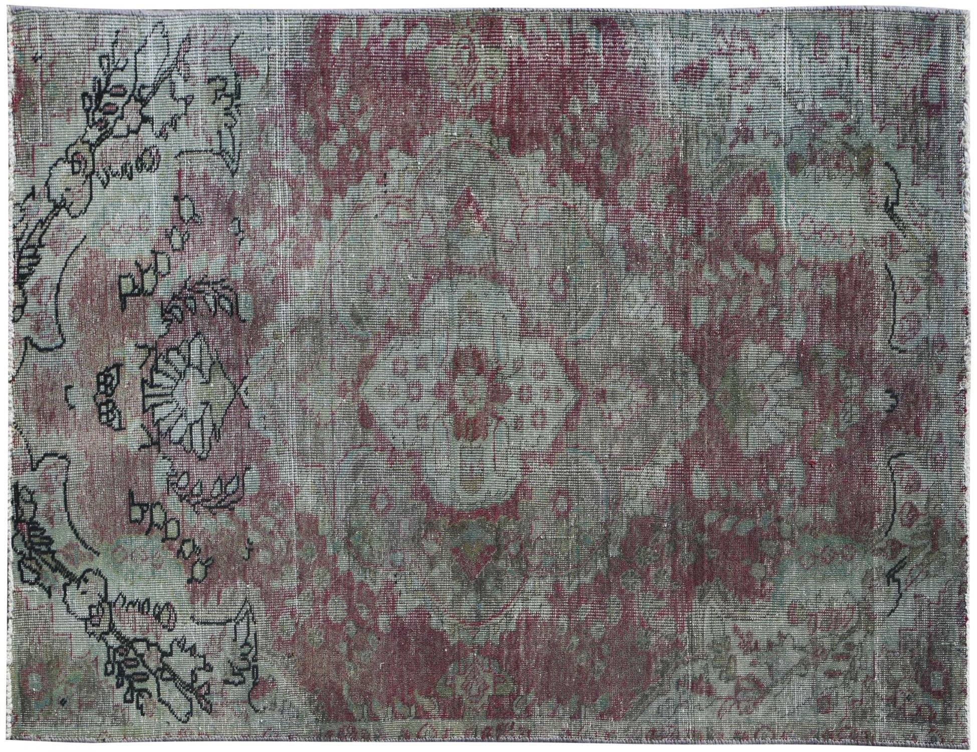 Stonewash  verde <br/>218 x 122 cm