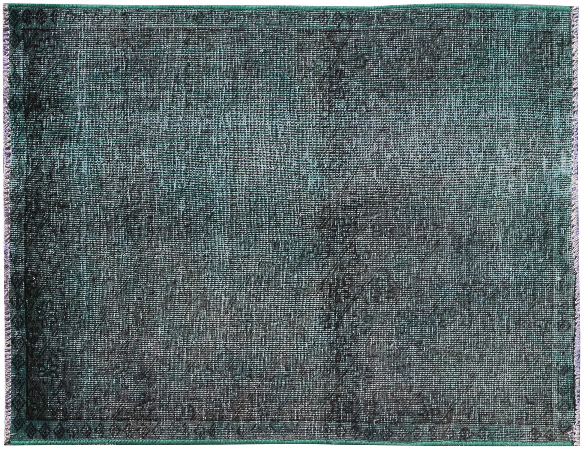 Vintage Teppich  grün <br/>139 x 93 cm