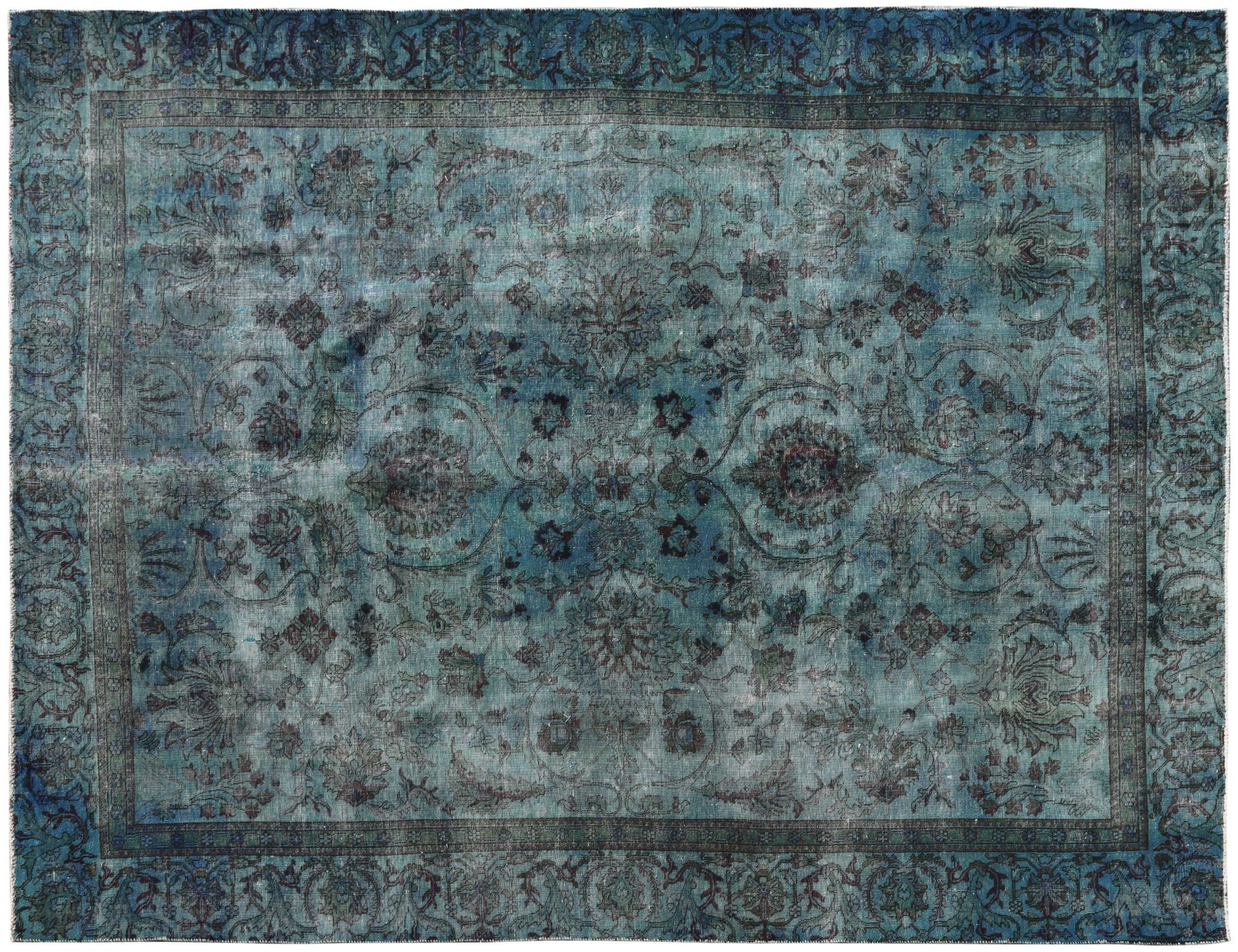 Vintage Teppich Blau
