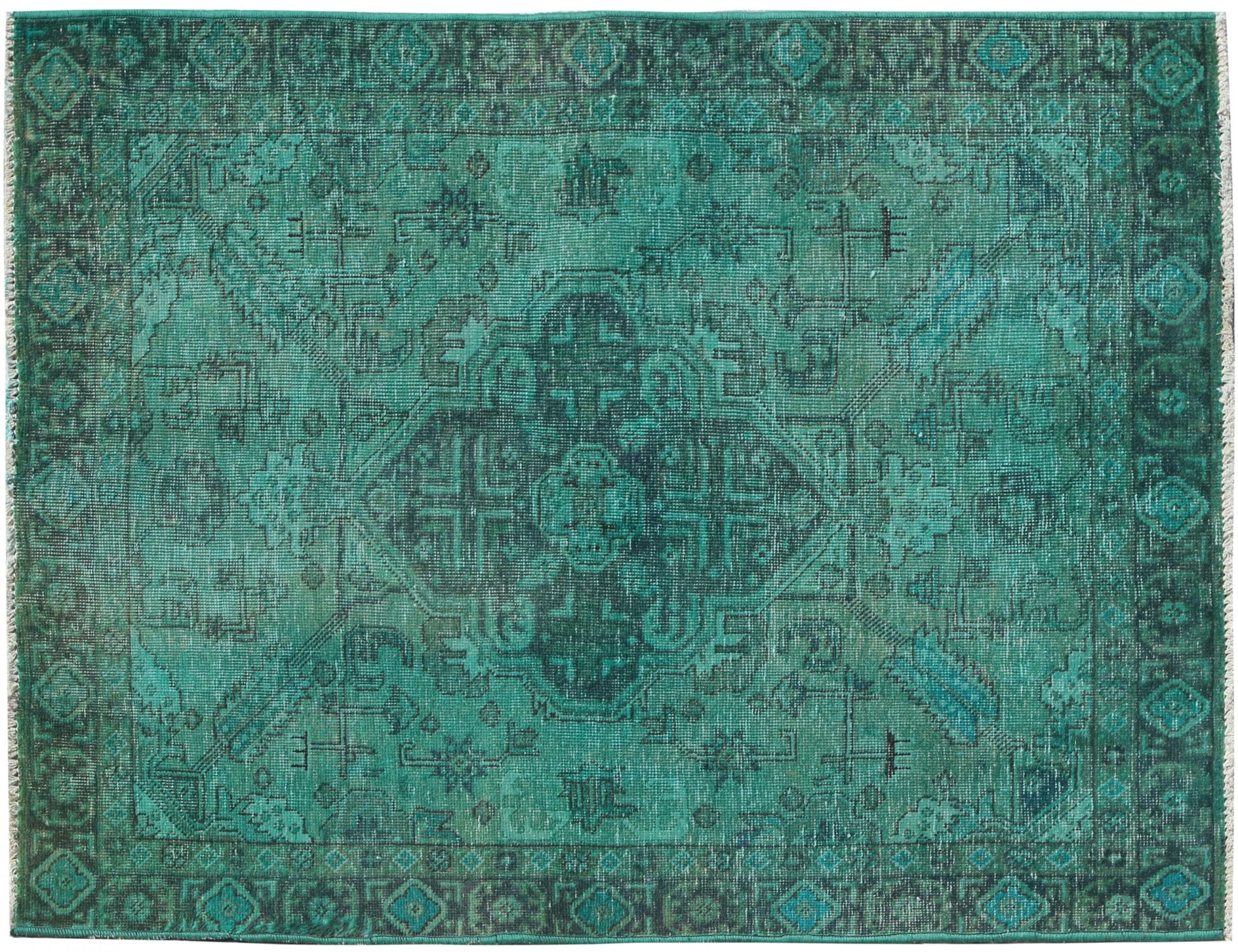 Tappeto Vintage  verde <br/>166 x 120 cm