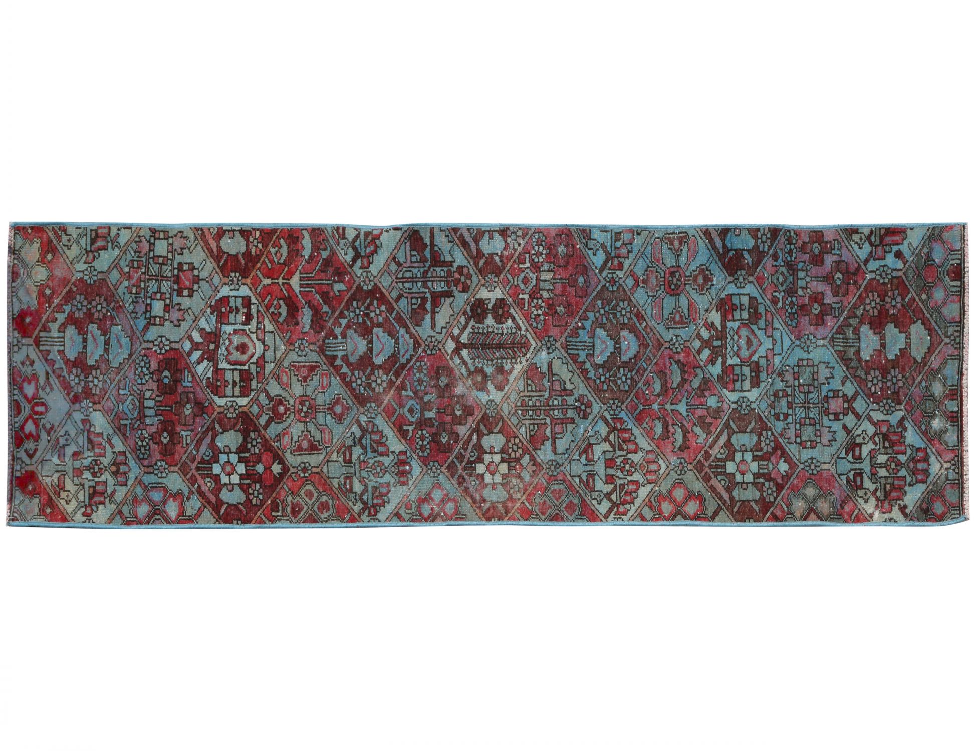 Tappeto Vintage  blu <br/>249 x 73 cm