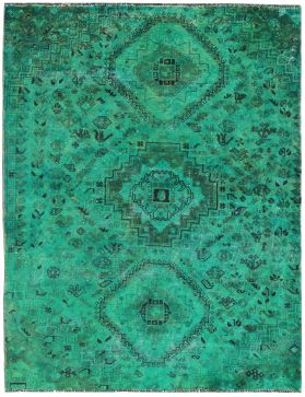 Vintage Teppich 220 x 150 grün