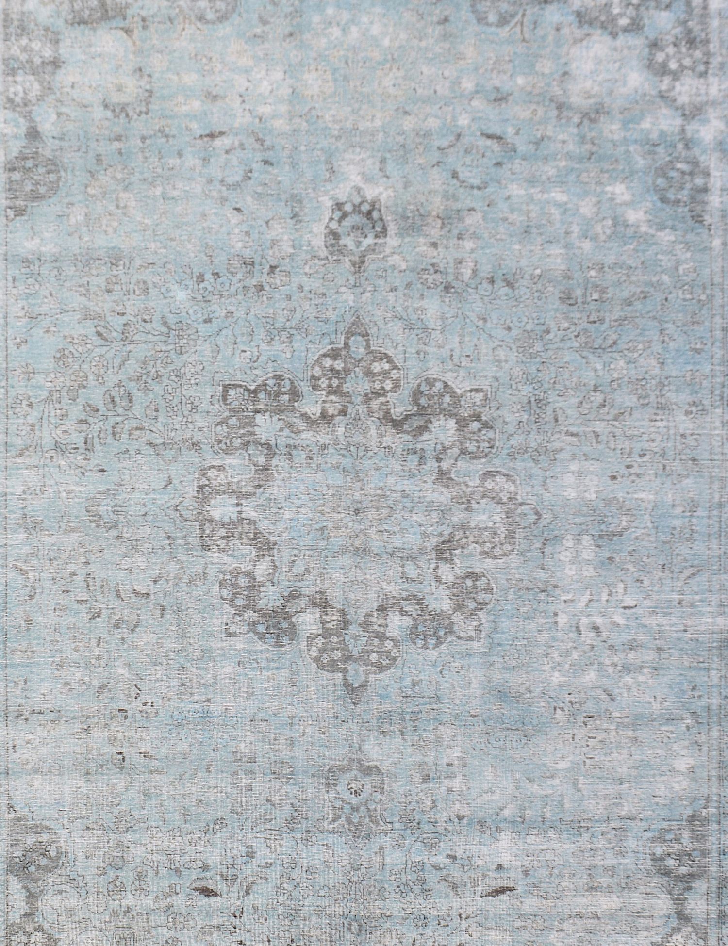 Alfombra Vintage  azul <br/>394 x 294 cm