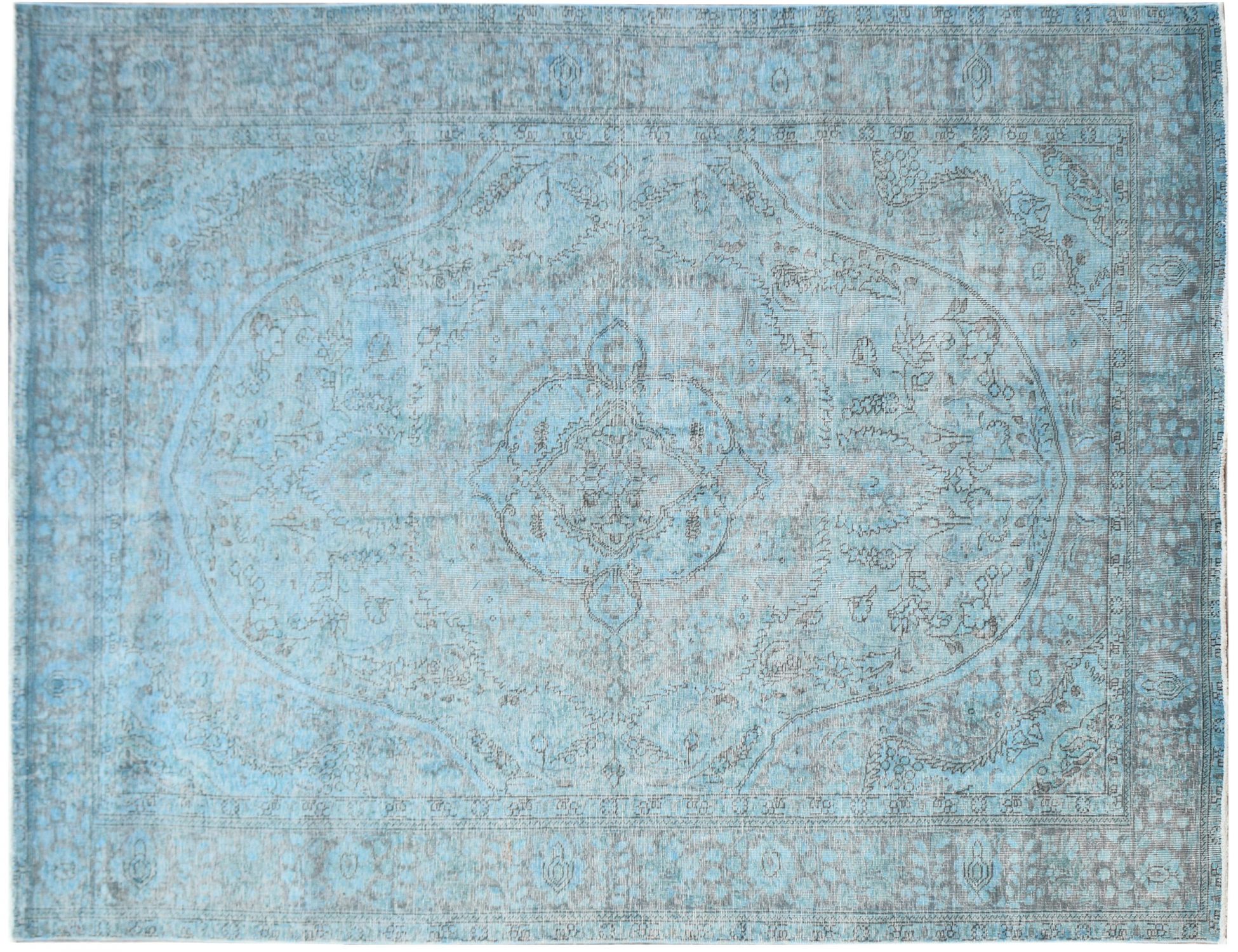 Tappeto Vintage  blu <br/>289 x 205 cm