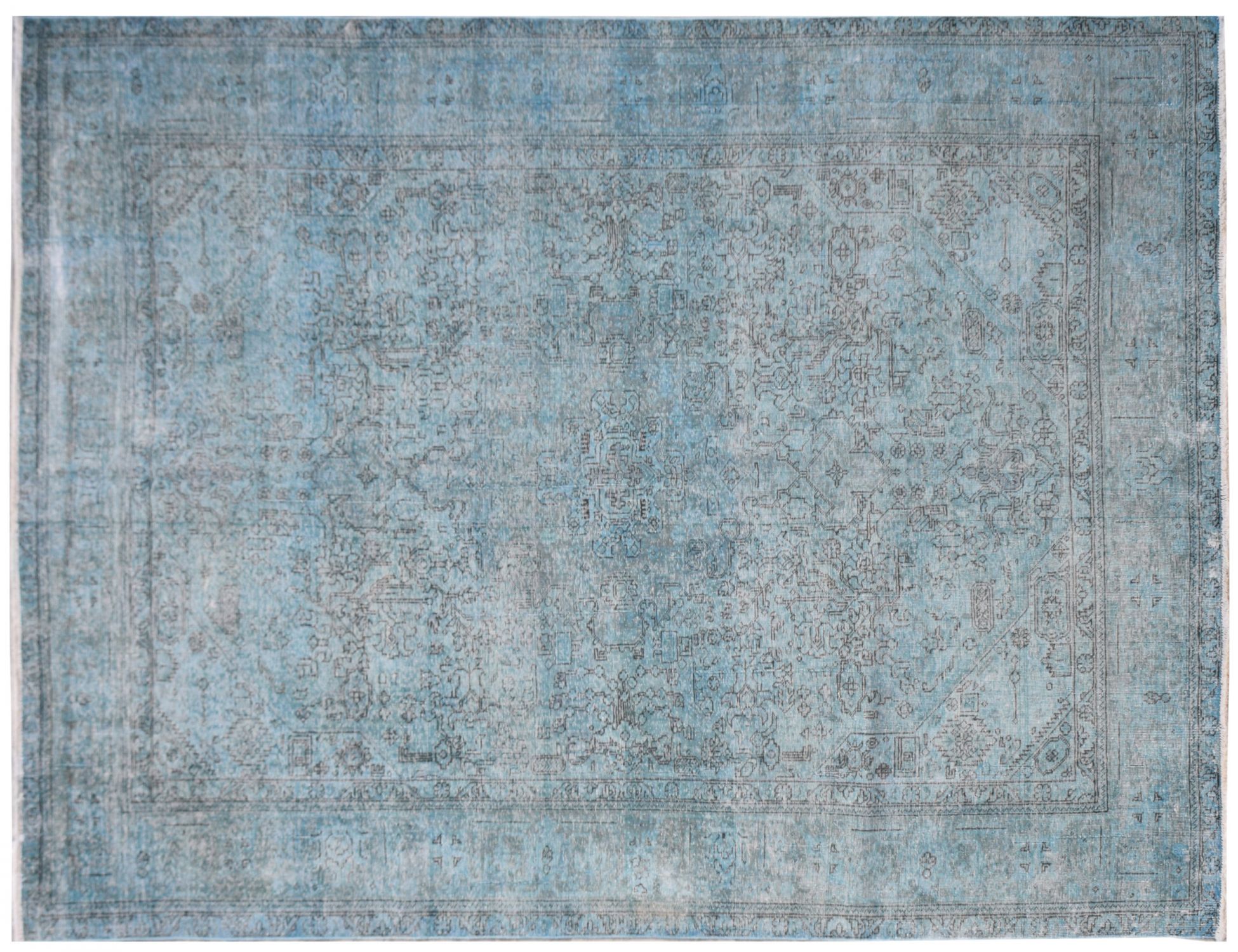 Tappeto Vintage  blu <br/>284 x 199 cm