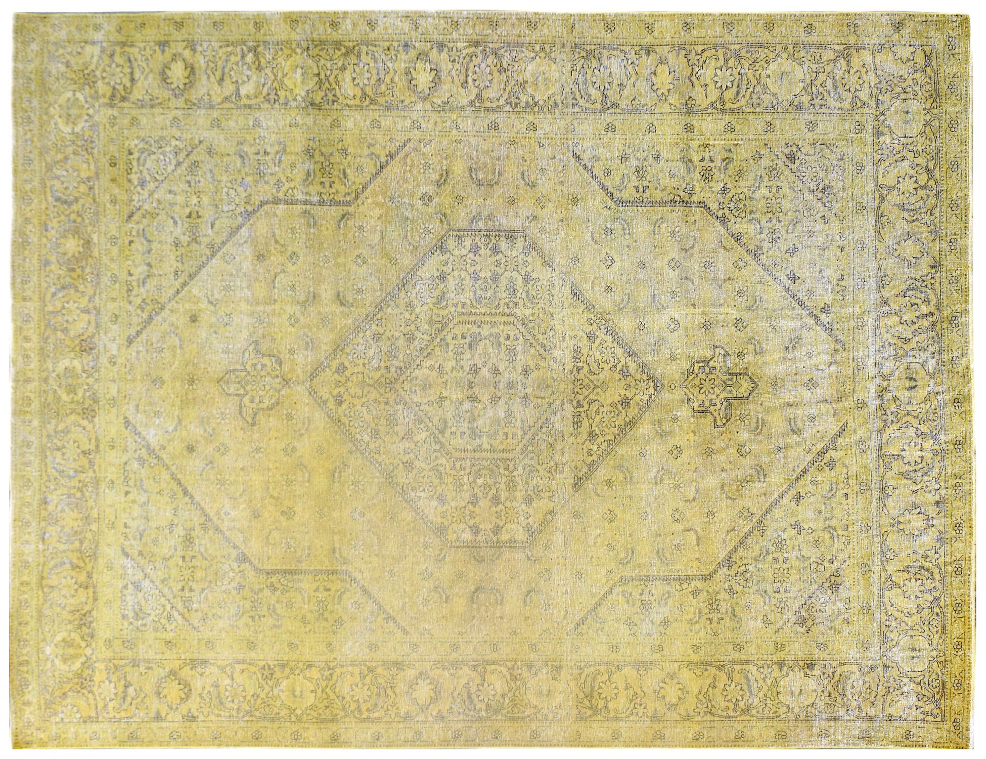 Tappeto Vintage  giallo <br/>316 x 223 cm