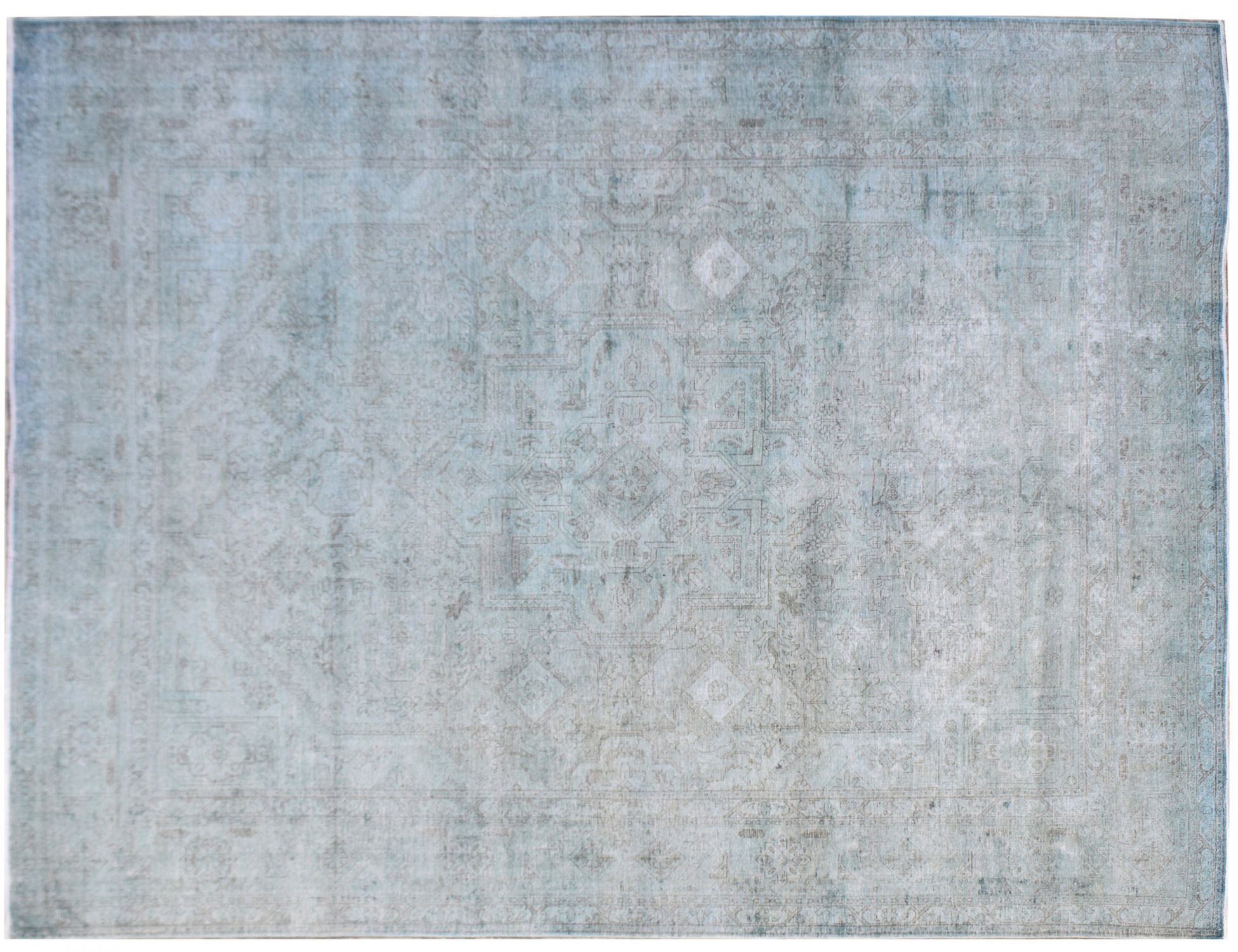 Vintage Tapijt  blauw <br/>386 x 288 cm