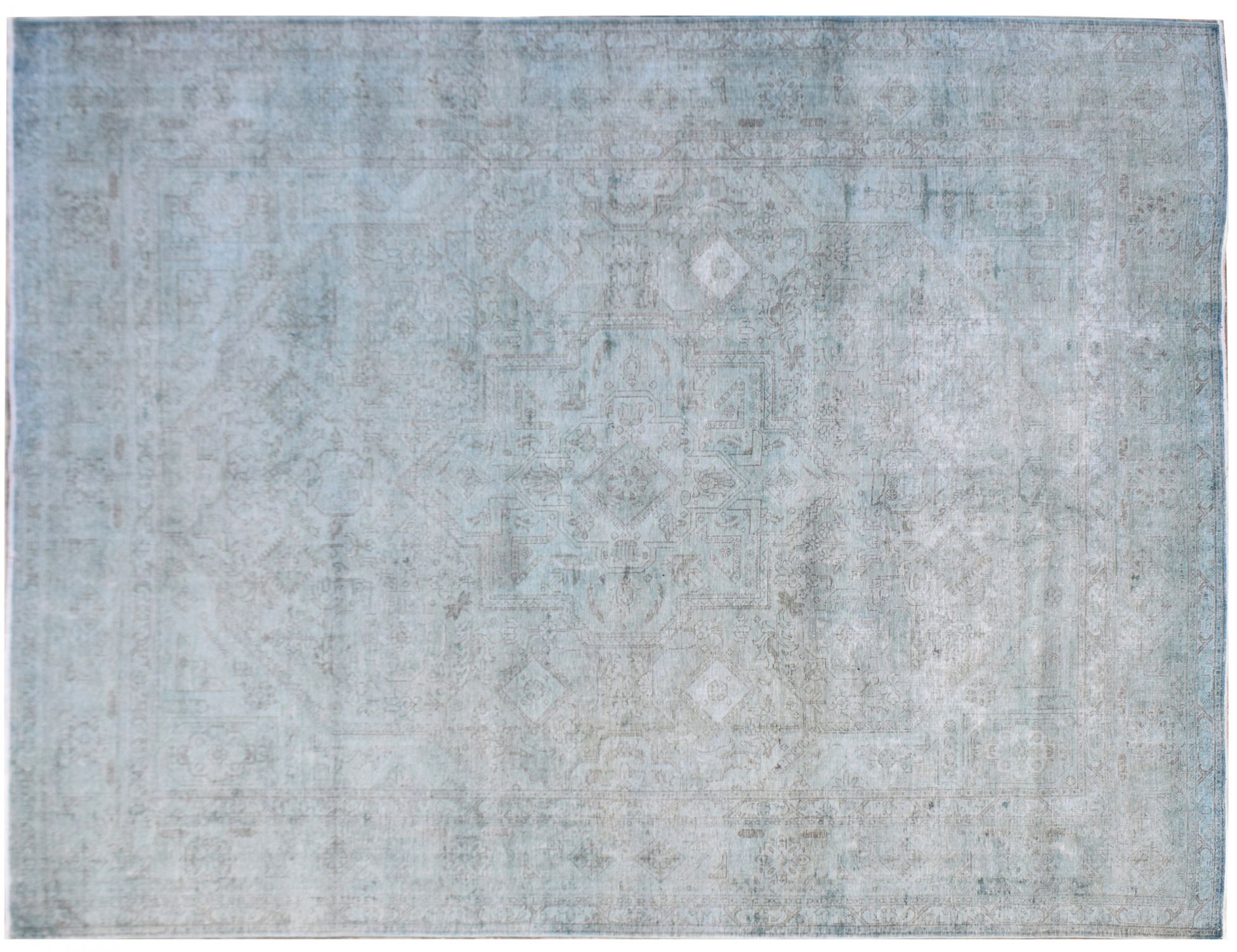 Alfombra Vintage  azul <br/>386 x 288 cm