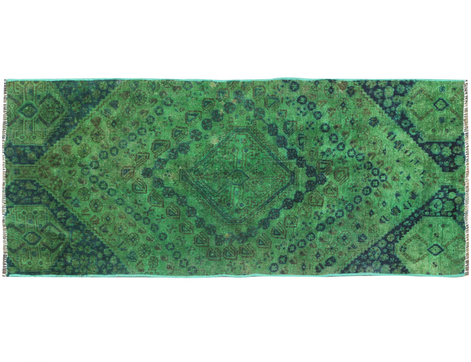 Vintage Carpet  green  <br/>193 x 97 cm