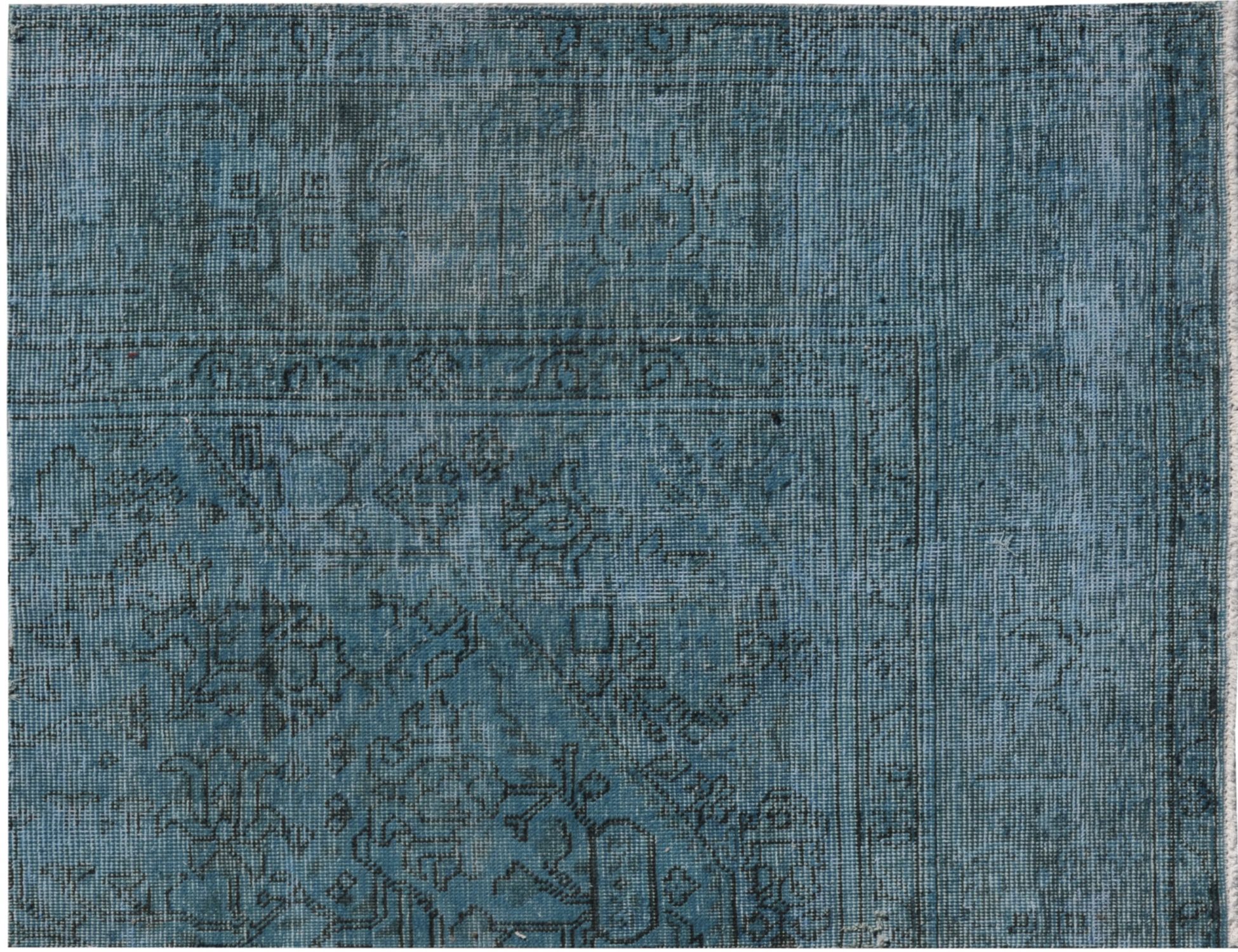 Vintage Teppe  blå <br/>110 x 90 cm