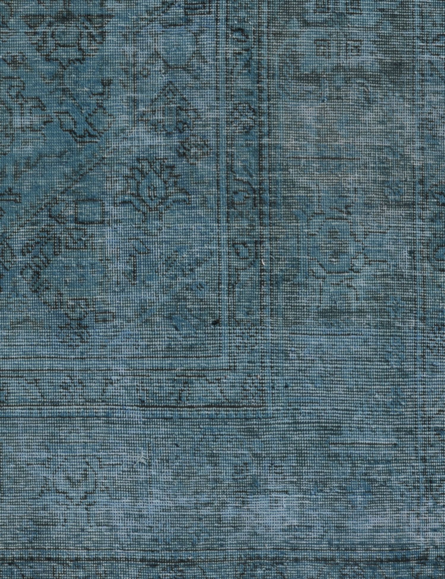 Vintage Teppe  blå <br/>110 x 90 cm