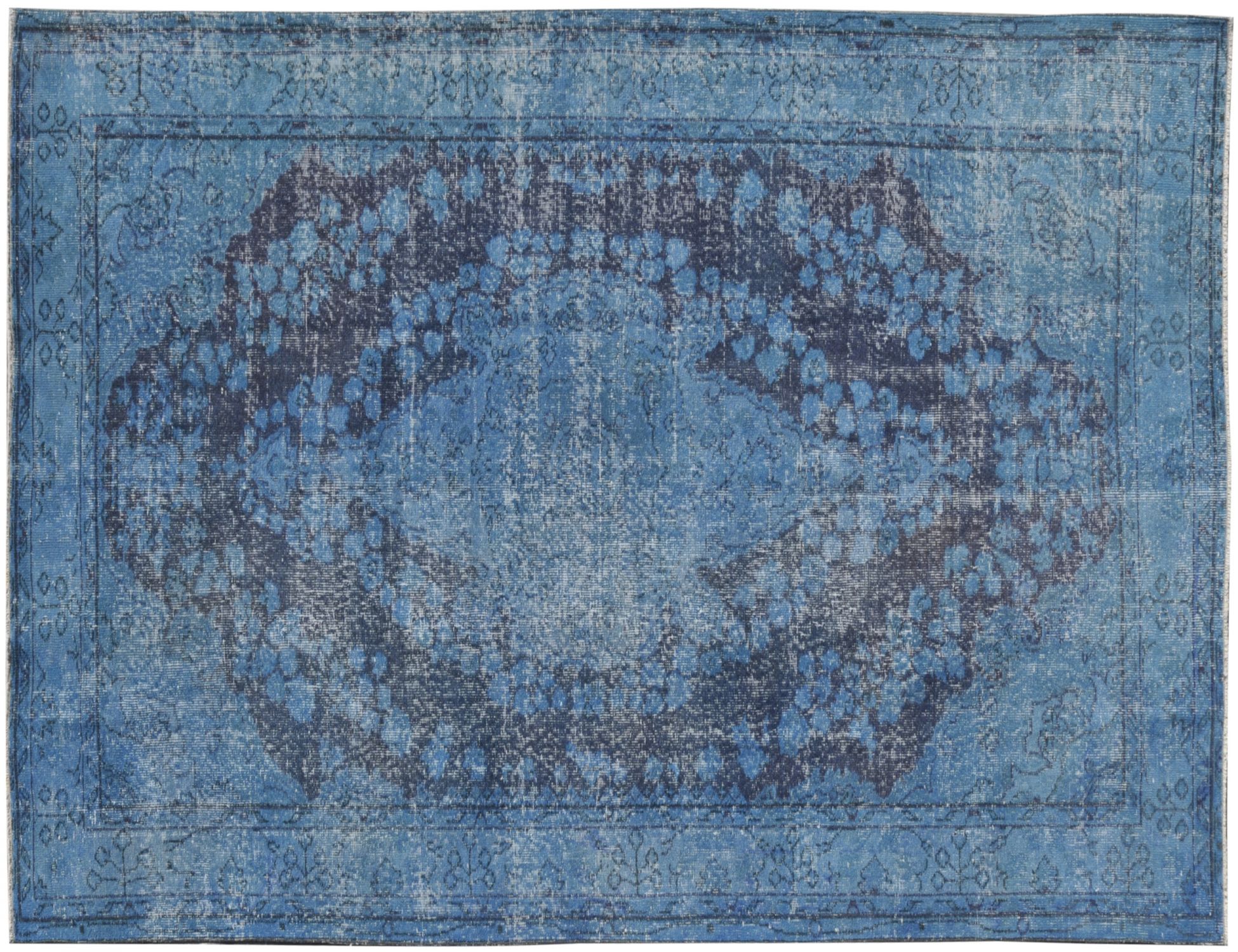 Tappeto Vintage  blu <br/>286 x 163 cm