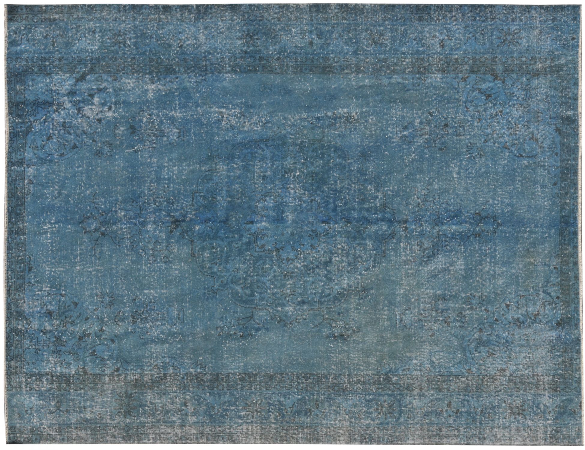 Vintage Carpet  turkoise  <br/>270 x 219 cm