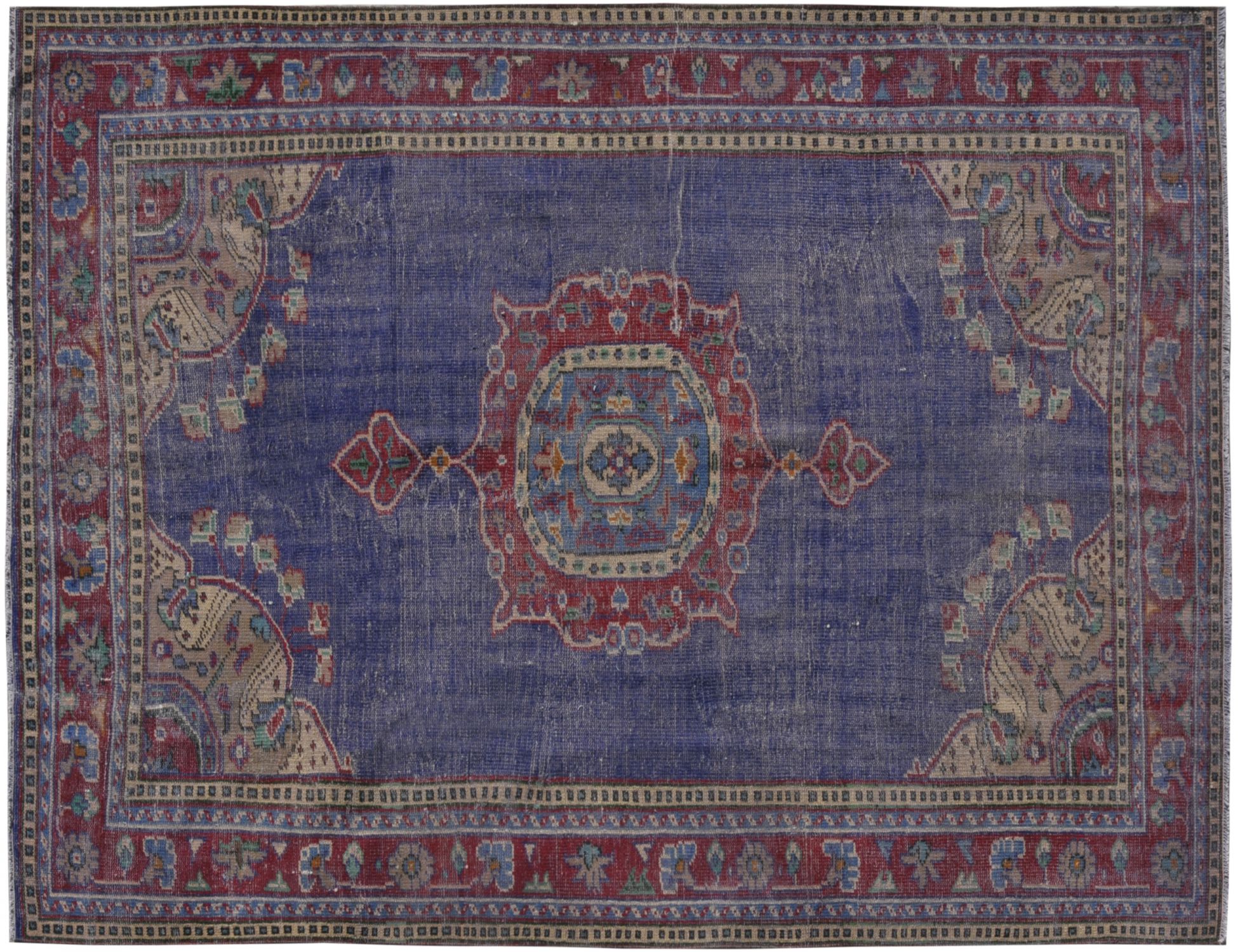 Tappeto Vintage  blu <br/>291 x 200 cm