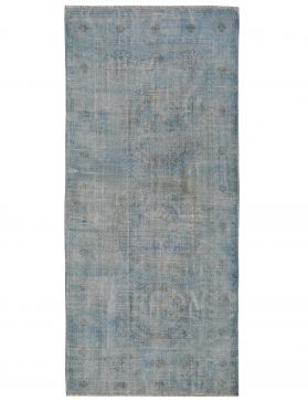 Tappeto Vintage 334 x 151 blau