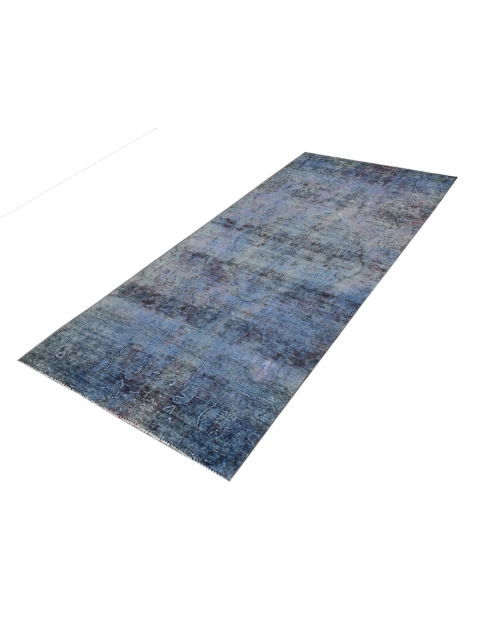 Blu Persiano Tappeto Vintage 255 x 118 cm - view 1