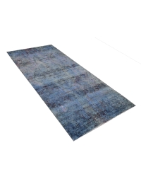 Blu Persiano Tappeto Vintage 255 x 118 cm - view 2