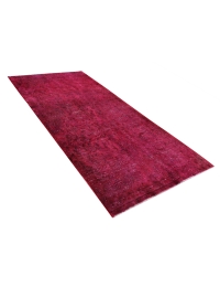 Rojo Persa Alfombra vintage 252 x 118 cm - view 1