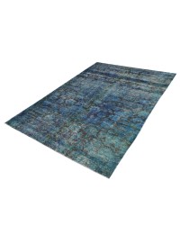 Blu Persiano Tappeto Vintage 290 x 157 cm - view 1