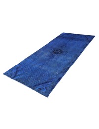 Blå Persien Vintage Matta  271 x 120 cm