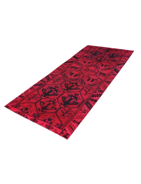 Rot Persien Vintage Teppich 362 x 115 cm - view 1