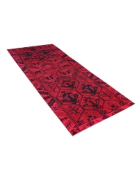 Rot Persien Vintage Teppich 362 x 115 cm - view 2
