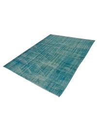 Blau Türkei Vintage Teppich 275 x 188 cm - view 3