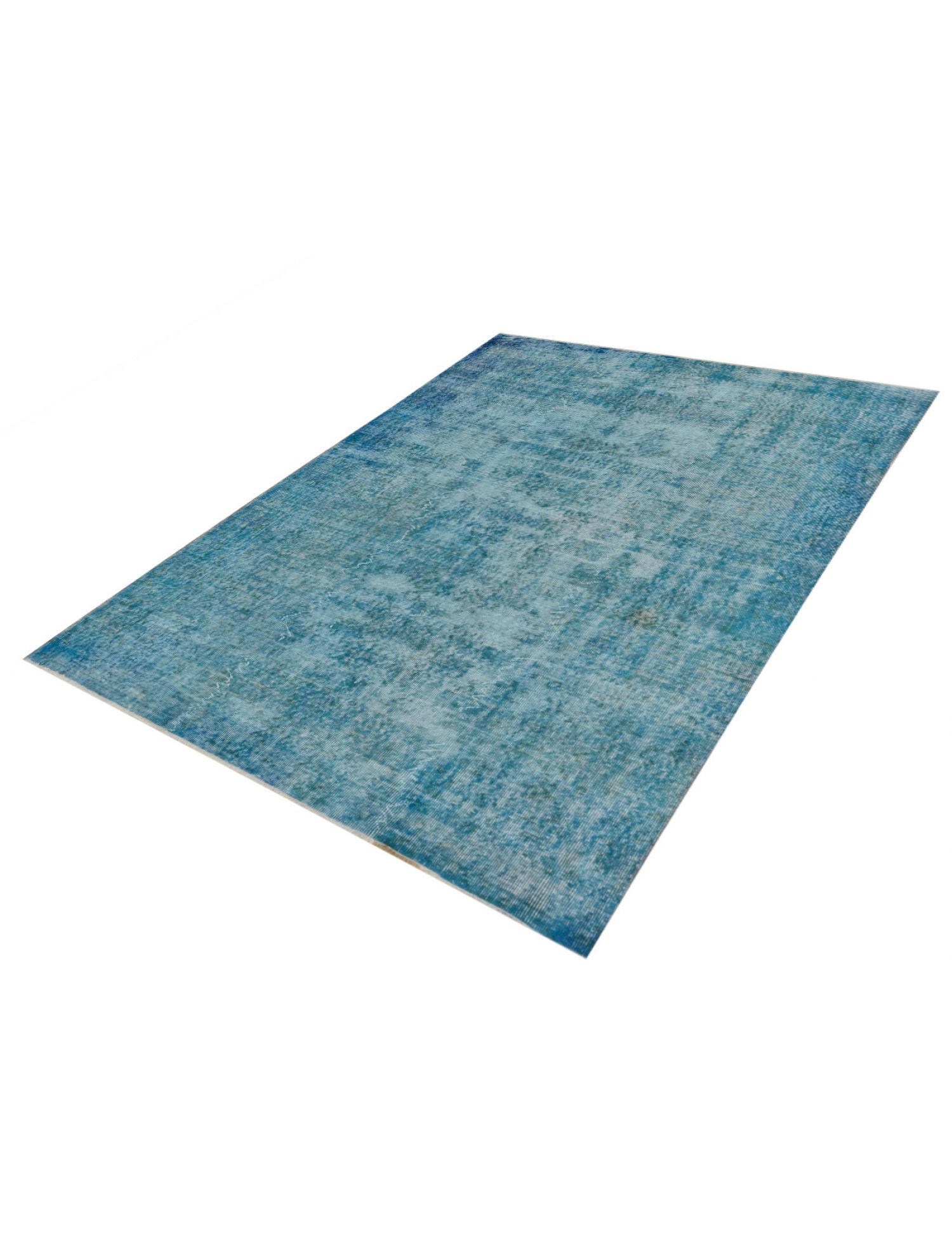 Blau Türkei Vintage Teppich  234 x 163 cm - Einzigartiger handgefertigter Teppich