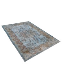 Azul Turquía Alfombra vintage 263 x 179 cm - view 2