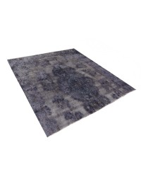 Púrpura Persa Alfombra vintage 182 x 192 cm - view 1