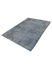 Blå Turkiet Vintage Matta  251 x 145 cm