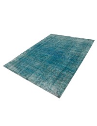 Azul Turquía Alfombra vintage 320 x 200 cm - view 1