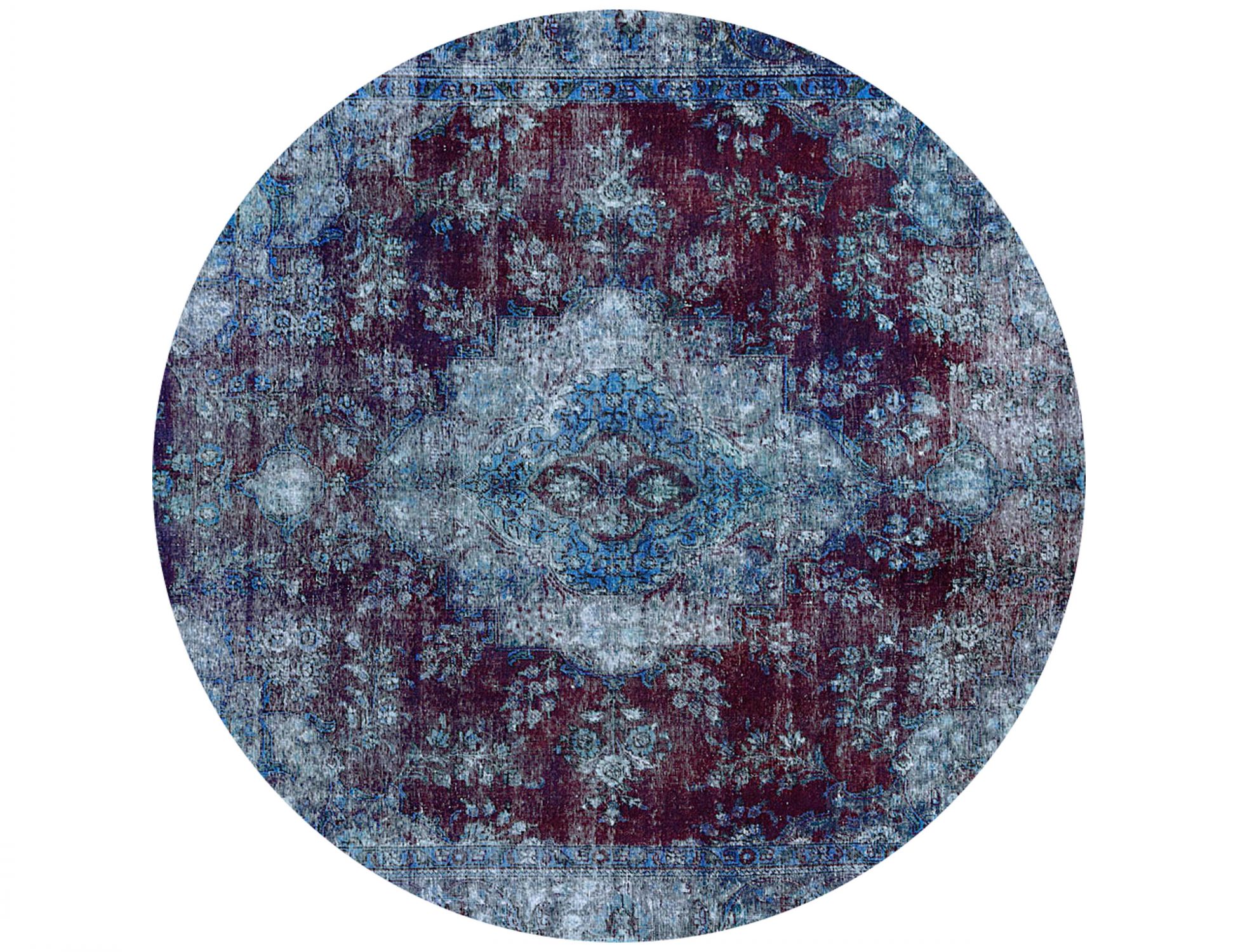 Tappeto Vintage  blu <br/>260 x 260 cm