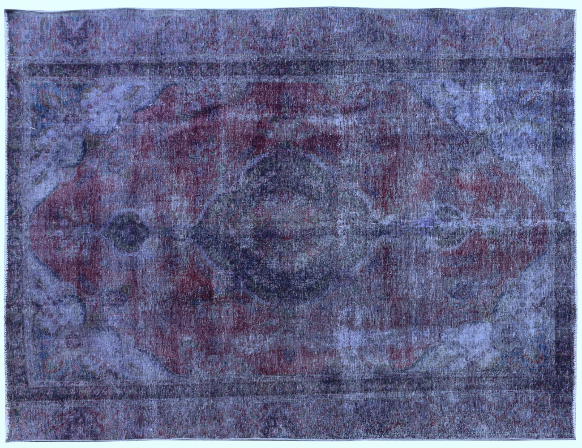Alfombra vintage  azul <br/>290 x 249 cm