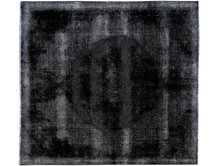 Sort Persien Vintage Tæppe 290 x 258 cm