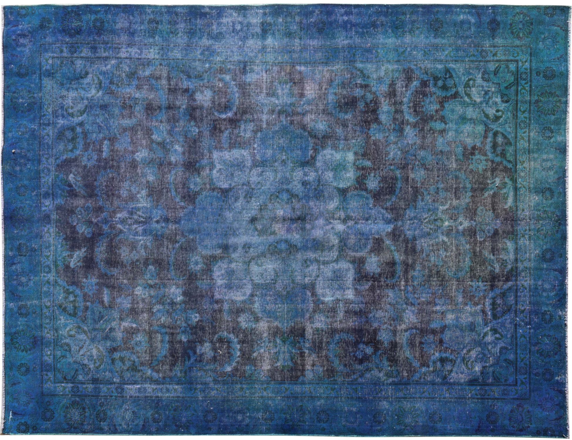 Tappeto Vintage  blu <br/>386 x 287 cm