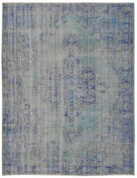  Vintage Tapis 251 X 167 bleu