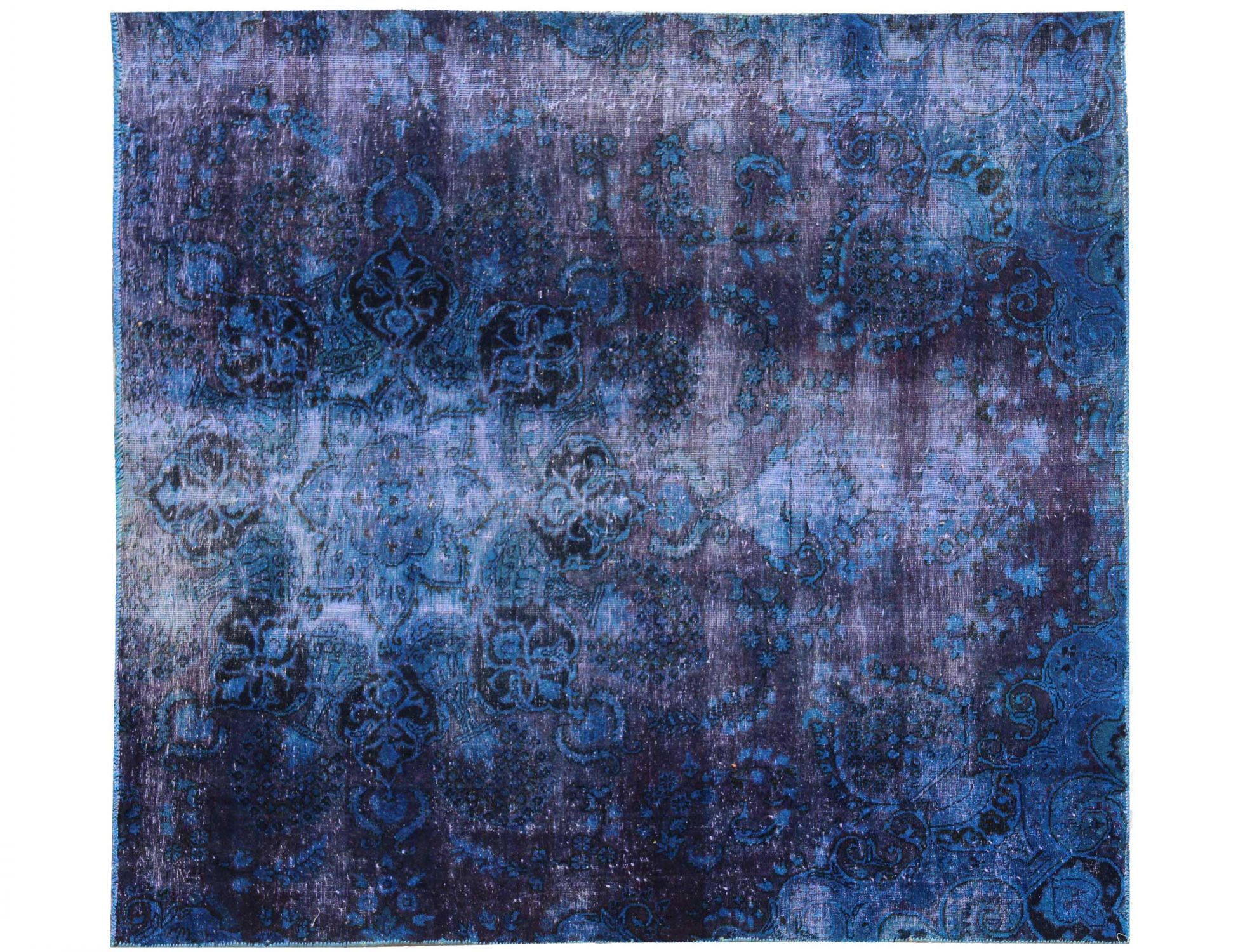 Tappeto Vintage  blu <br/>200 x 178 cm