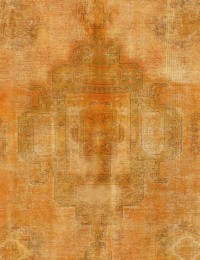 Orange Persien Vintage Matta  367 x 240 cm