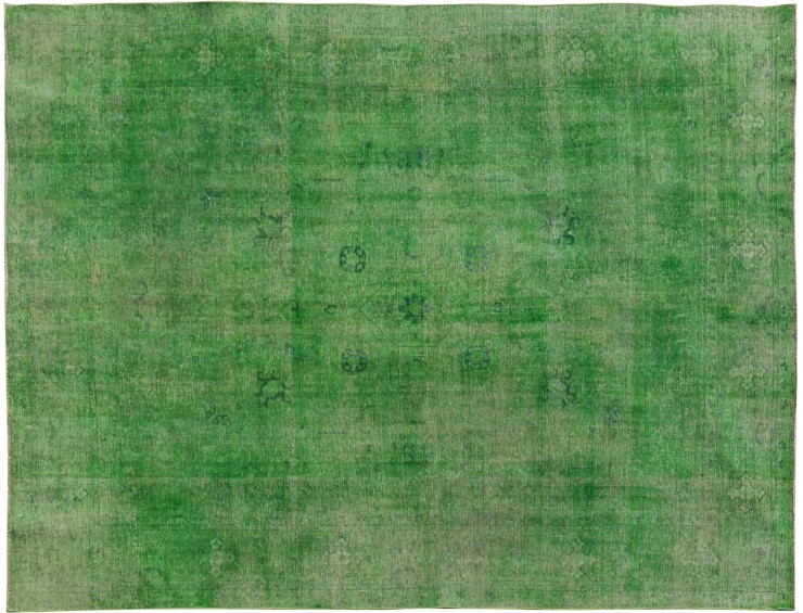 Grøn Persien Vintage Tæppe  370 x 300 cm