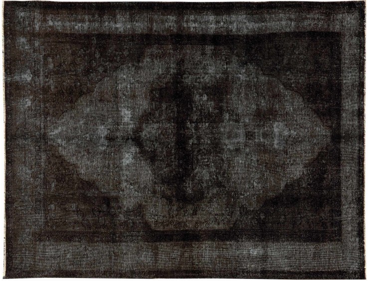 Schwarz Persien Vintage Perserteppich  312 x 193 cm