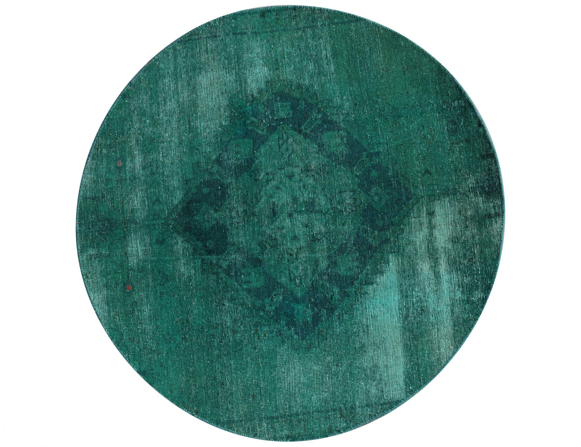 Tappeto Vintage  verde <br/>130 x 130 cm