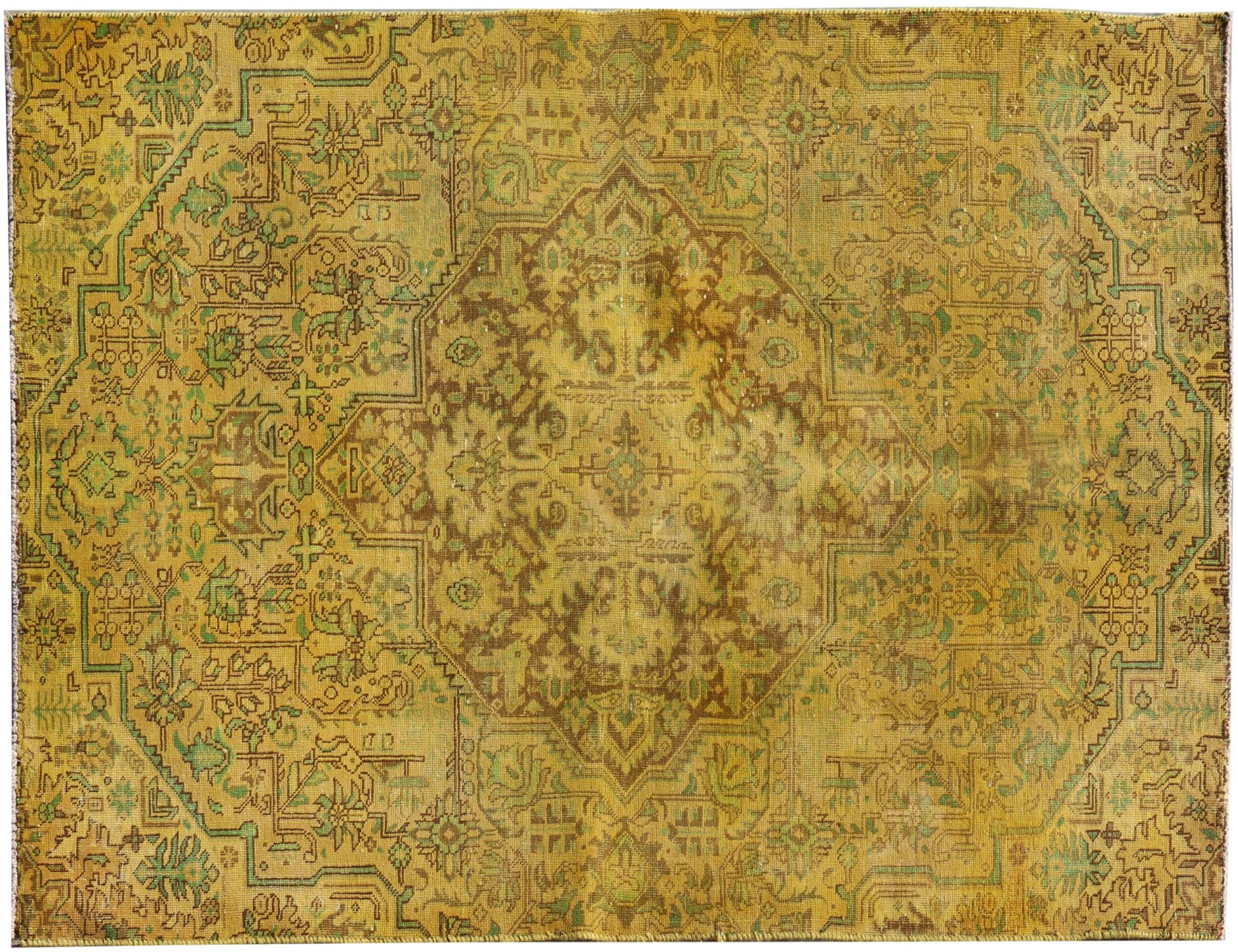 Tappeto Vintage  giallo <br/>230 x 140 cm