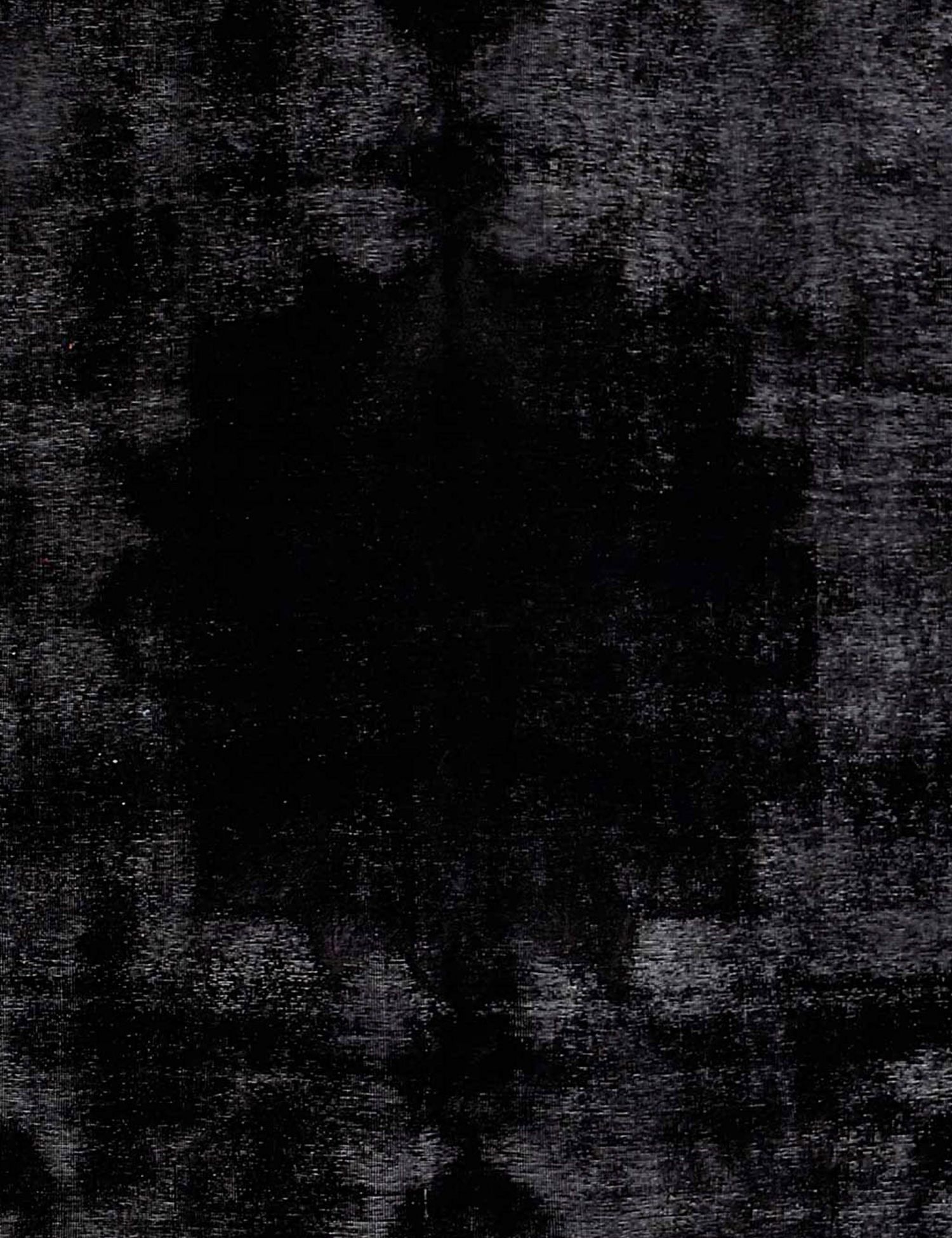 Black Persia Vintage Carpet  382 x 308 cm - Unique Handmade Carpet