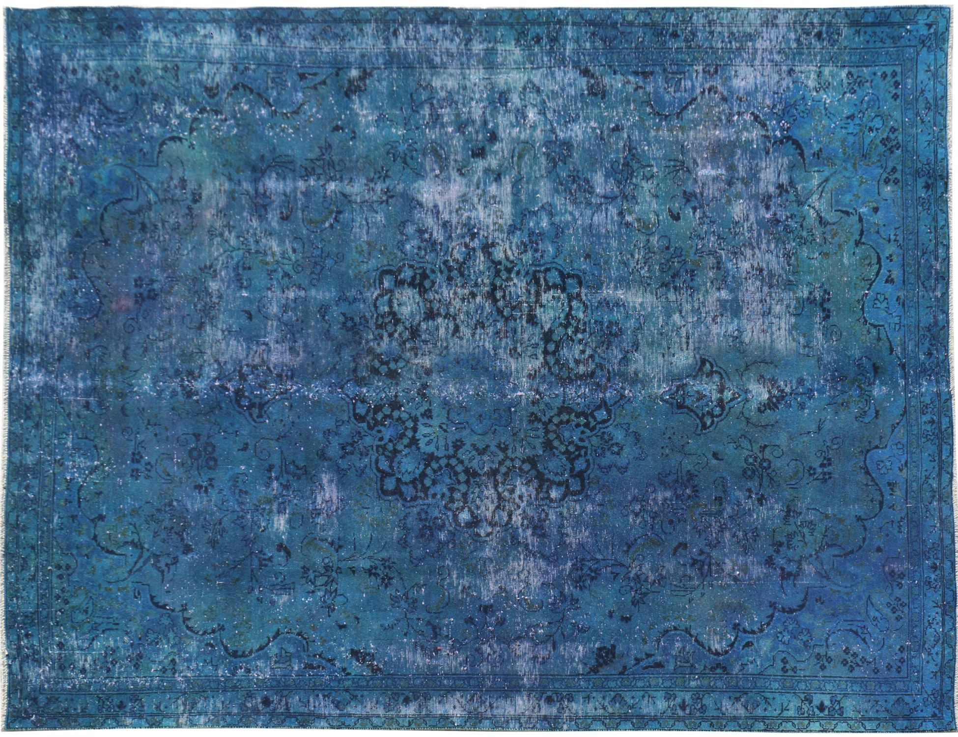 Tappeto Vintage  blu <br/>304 x 212 cm