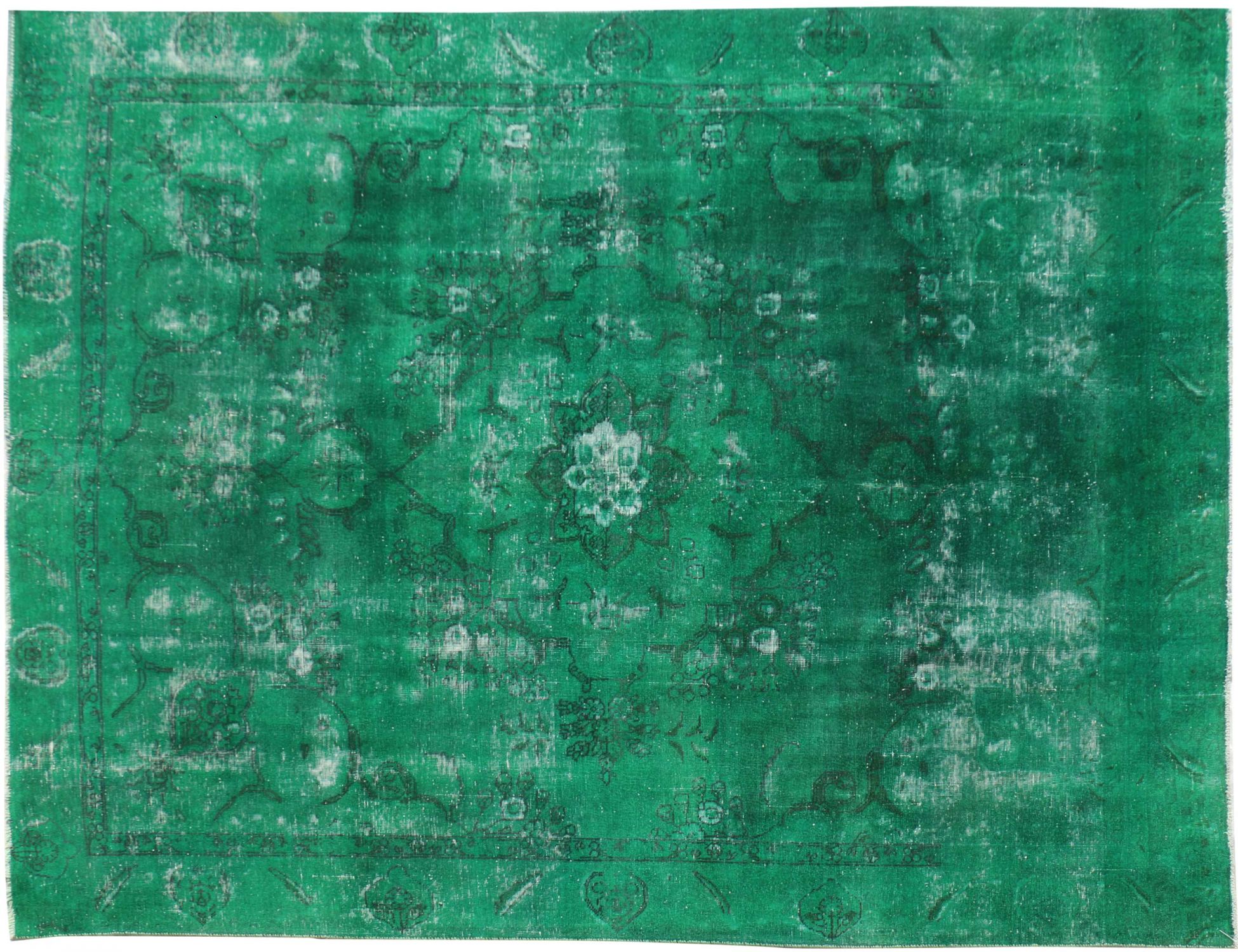 Vintage Perserteppich  grün <br/>349 x 270 cm
