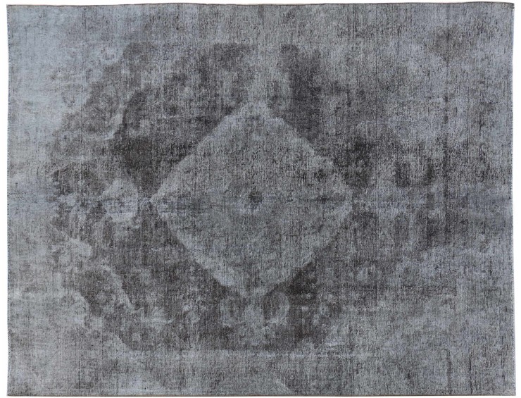 Zwarte Perzië Vintage Tapijt 367 x 288 cm