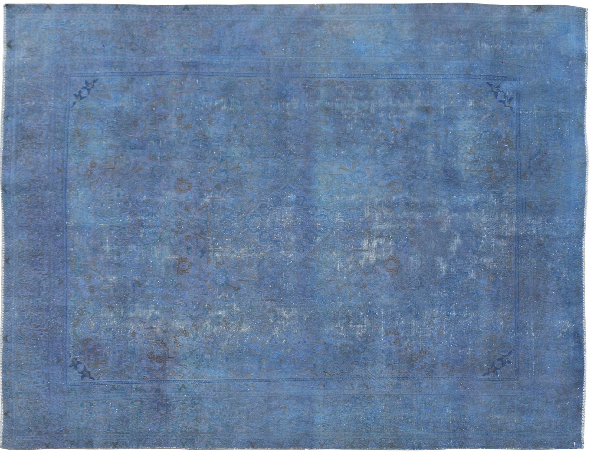 Vintage Tapijt  blauw <br/>358 x 275 cm